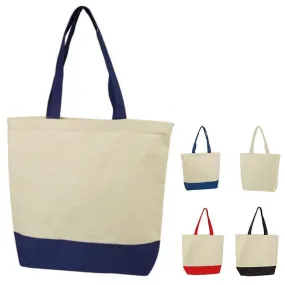 2 Pack Cotton Canvas Reusable Grocery Shopping Tote Bags Gym Shoe Worm Books 17inch