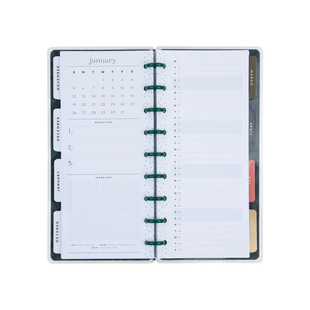 2024 Happy Planner x Breathe Live Explore Planner - Skinny Classic Horizontal Layout - 12 Months