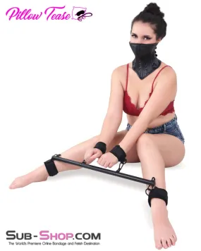 2419MQ      Metal Spreader Bar with 4 Padded Bondage Cuffs and Connection Chains