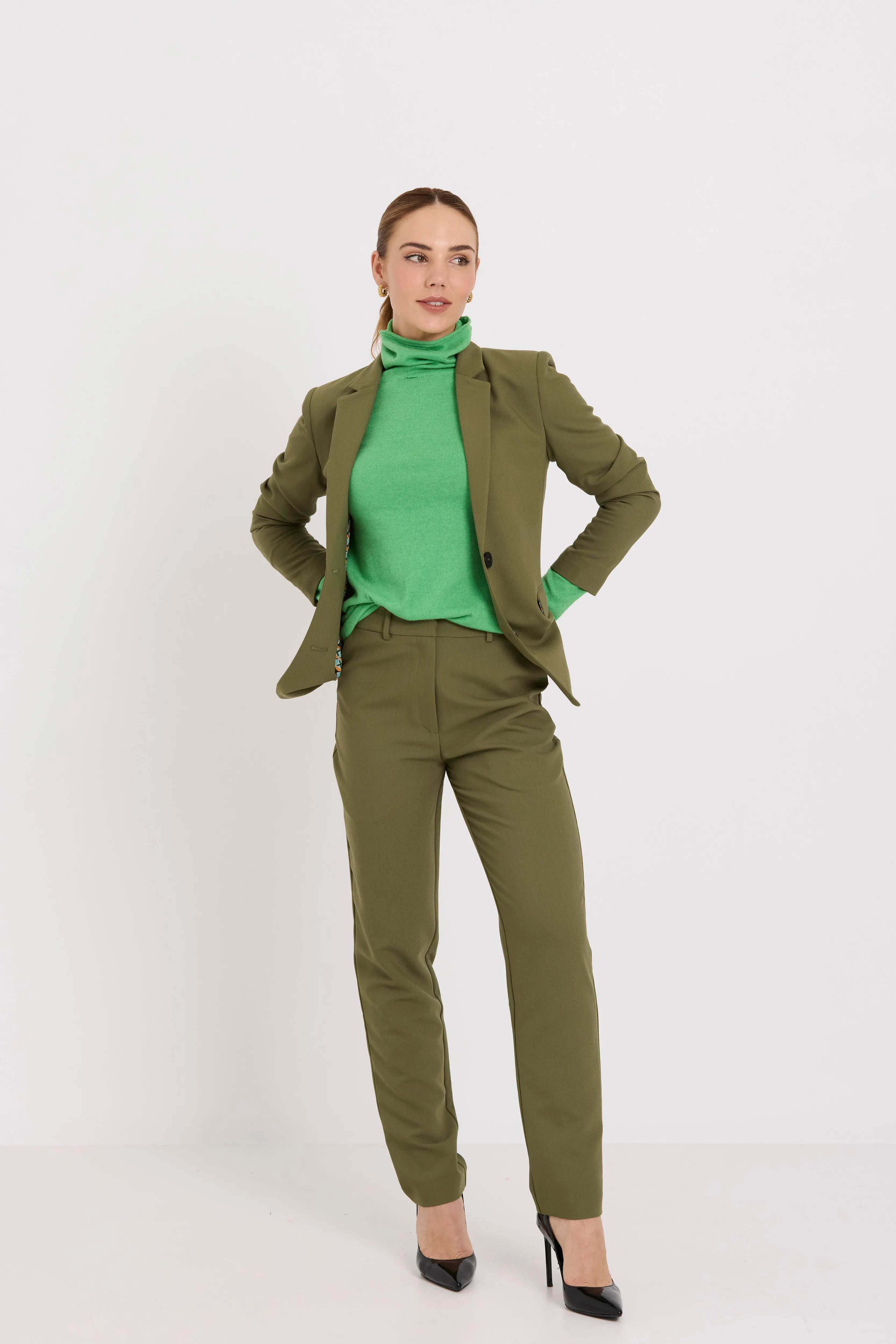 88 Pants | Olive Suiting