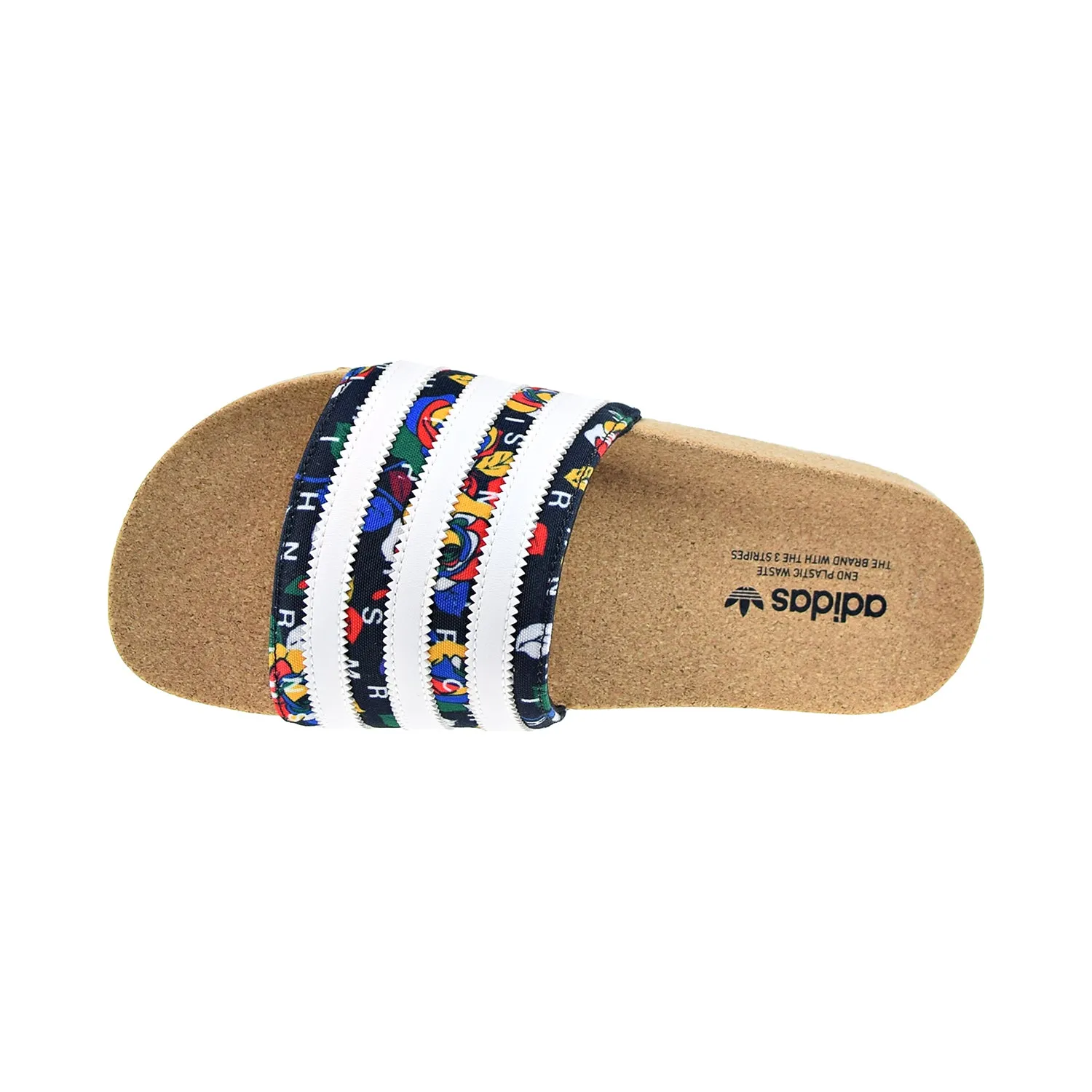 Adidas Rich Mnisi Adilette Women's Slides Black/White/Supplier Colour