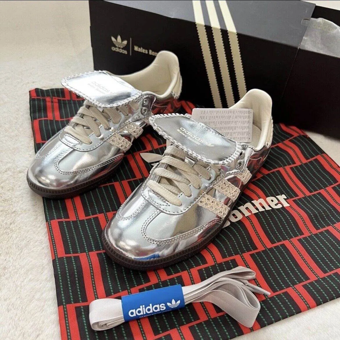 Adidas Samba Wales Bonner Silver