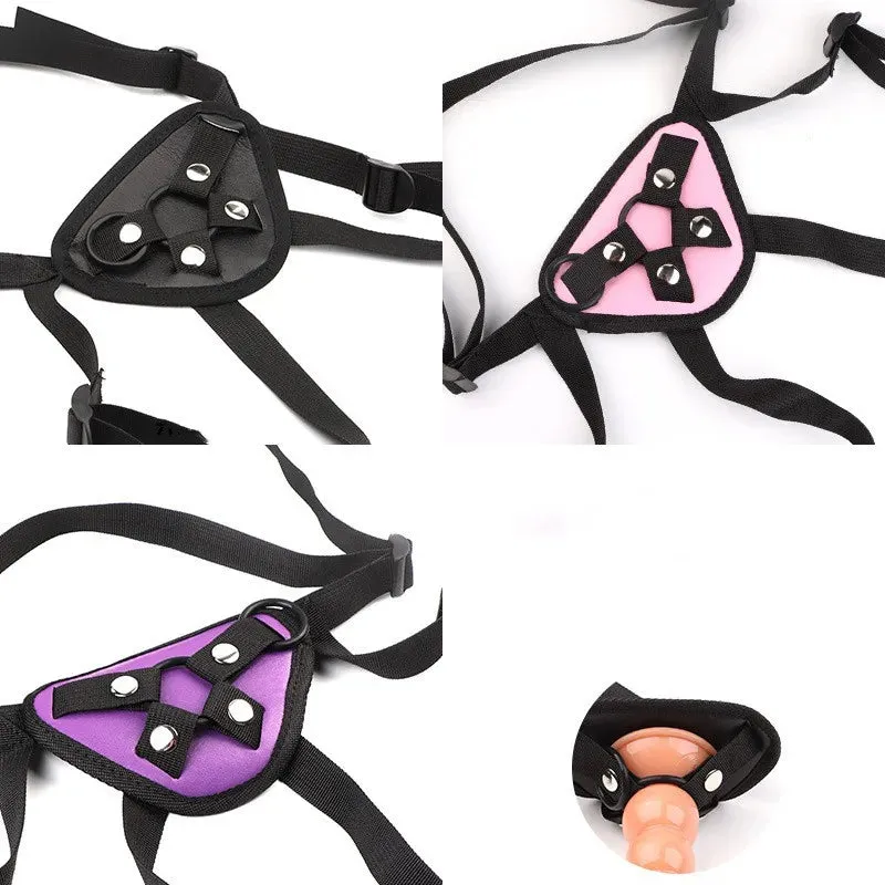 Adjustable Strap-On Harness Sex Straps: Durable Nylon, Lace Straight Lesbian Women Pegging