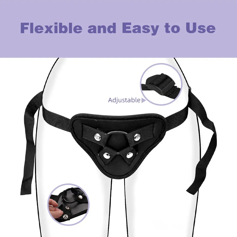 Adjustable Strap-On Harness Sex Straps: Durable Nylon, Lace Straight Lesbian Women Pegging