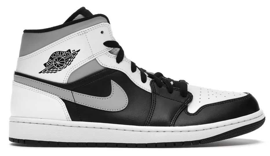 Air Jordan 1 Mid White Shadow