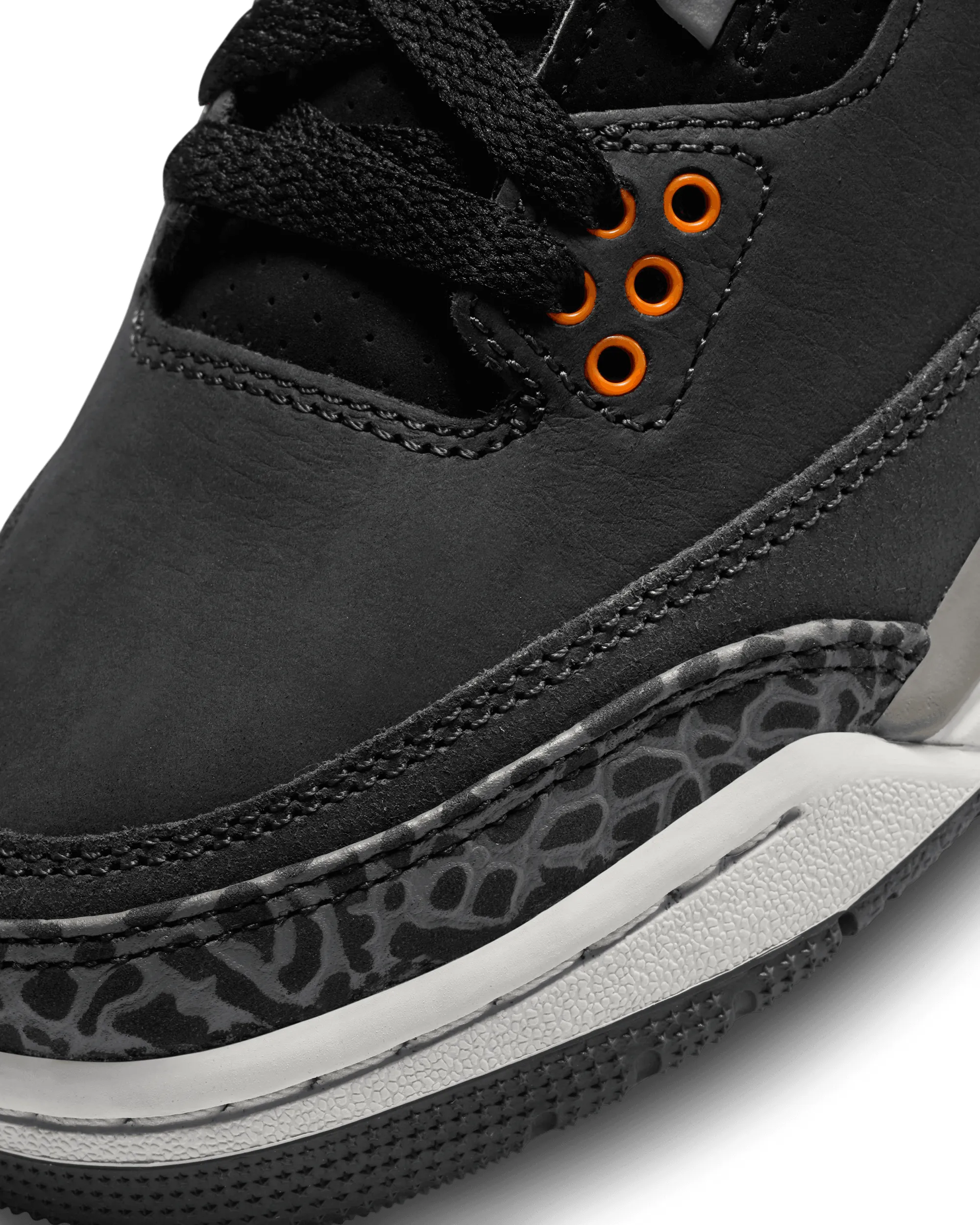 Air Jordan 3 Retro (Gs) - Night Stadium / Total Orange-Black