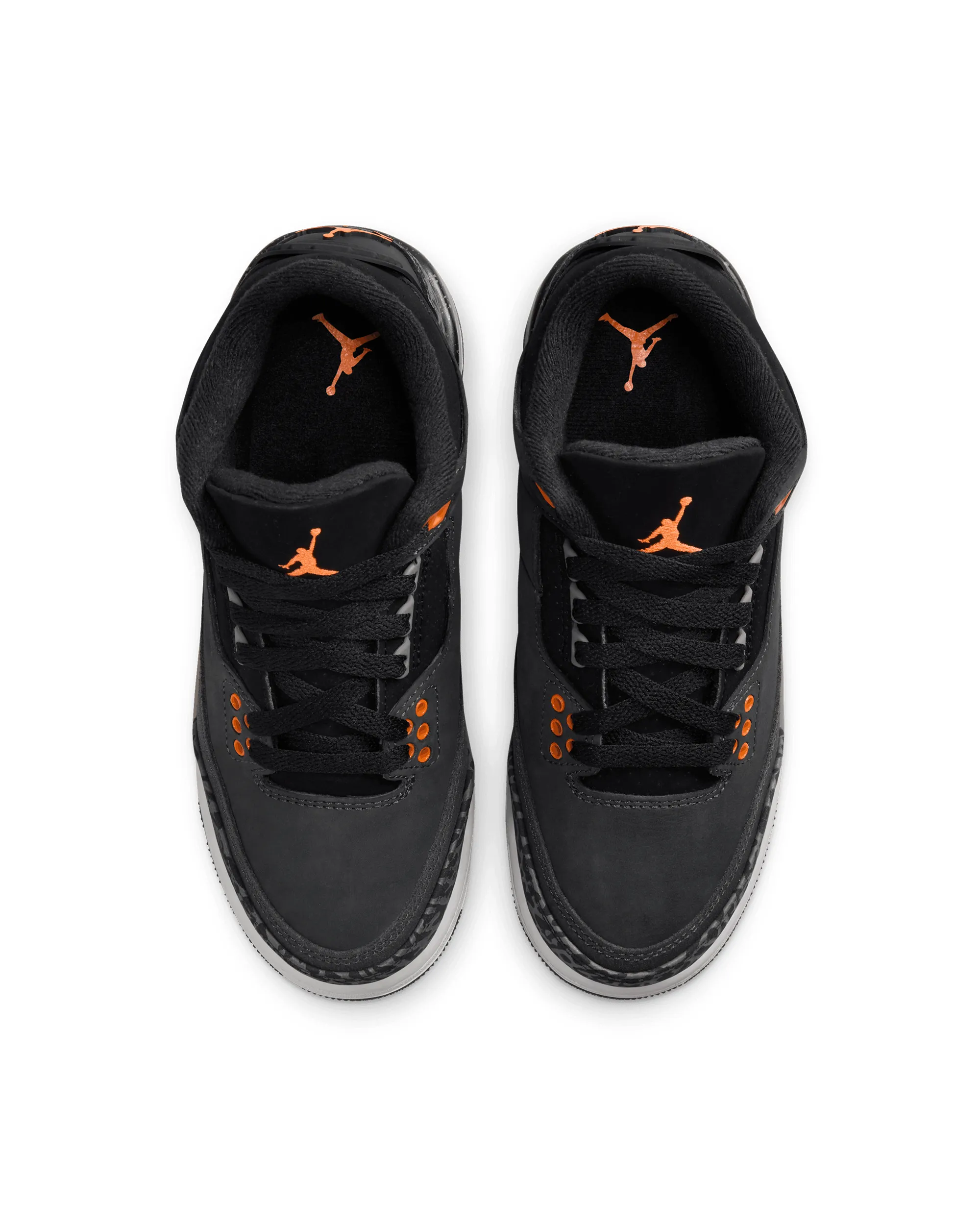 Air Jordan 3 Retro (Gs) - Night Stadium / Total Orange-Black