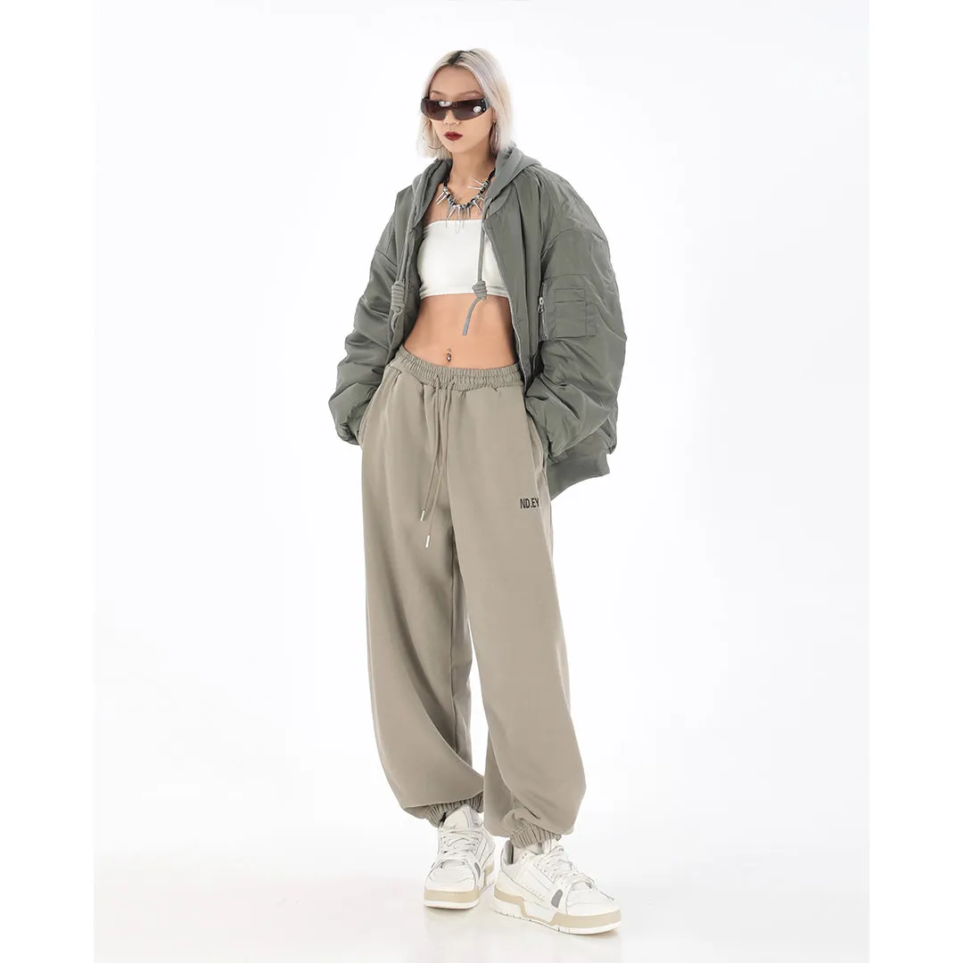 Anna Loose Baggy High Waist Straight Sweatpants