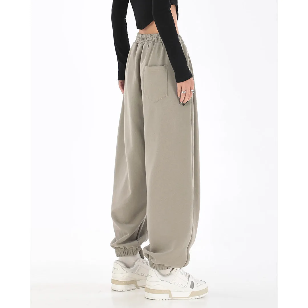 Anna Loose Baggy High Waist Straight Sweatpants