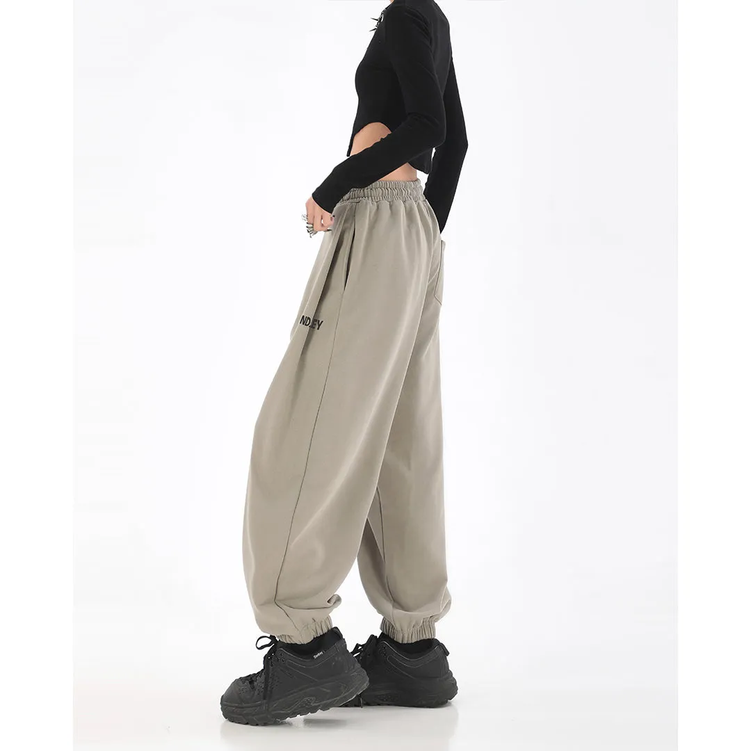 Anna Loose Baggy High Waist Straight Sweatpants