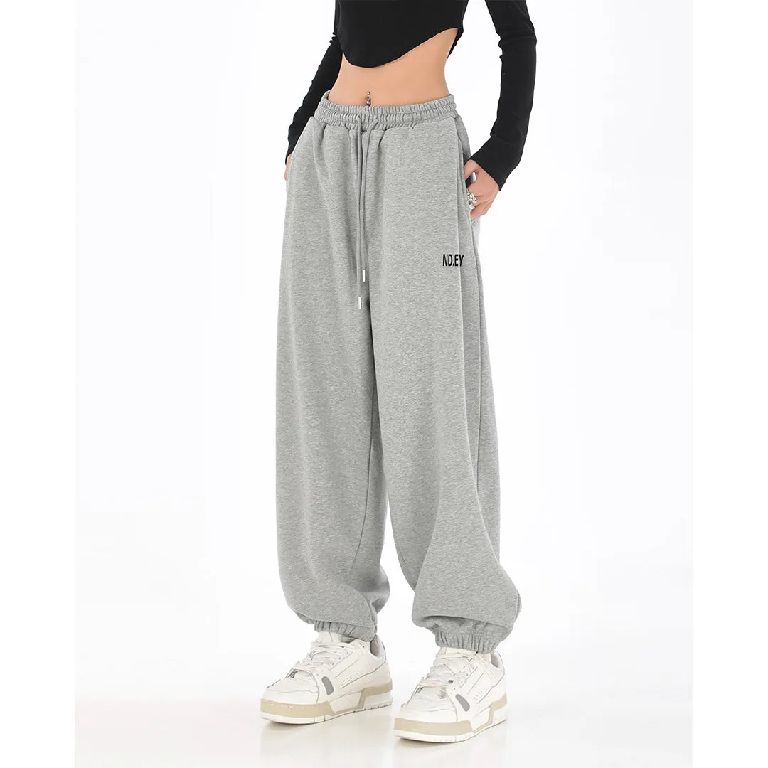 Anna Loose Baggy High Waist Straight Sweatpants