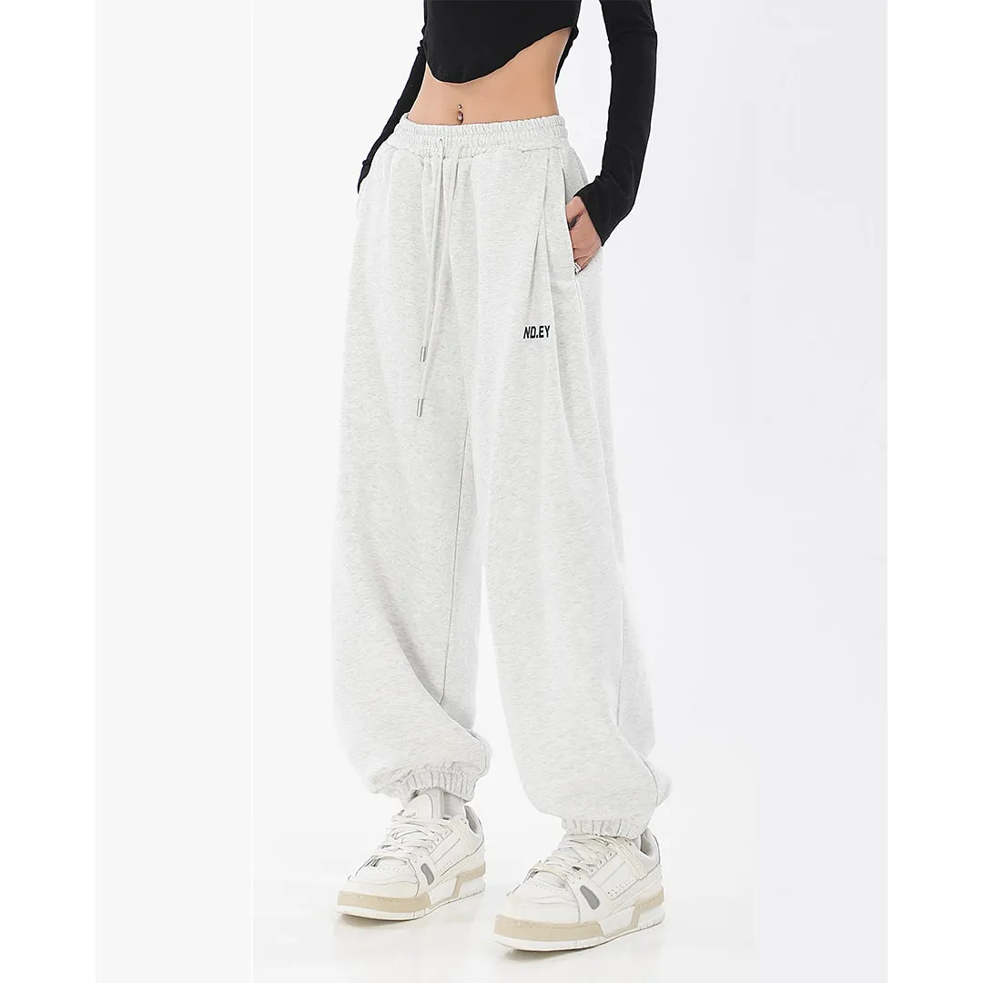 Anna Loose Baggy High Waist Straight Sweatpants