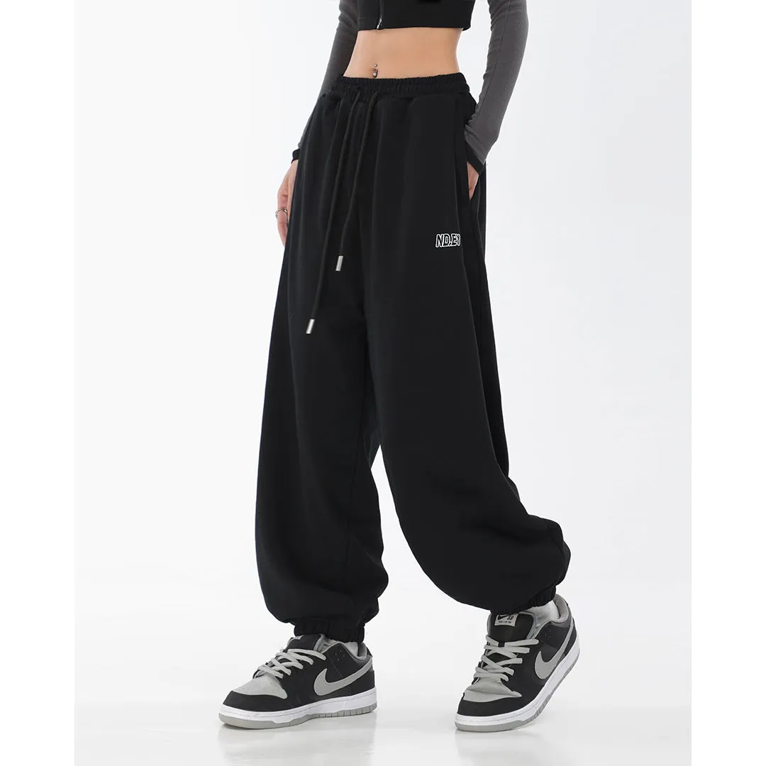 Anna Loose Baggy High Waist Straight Sweatpants