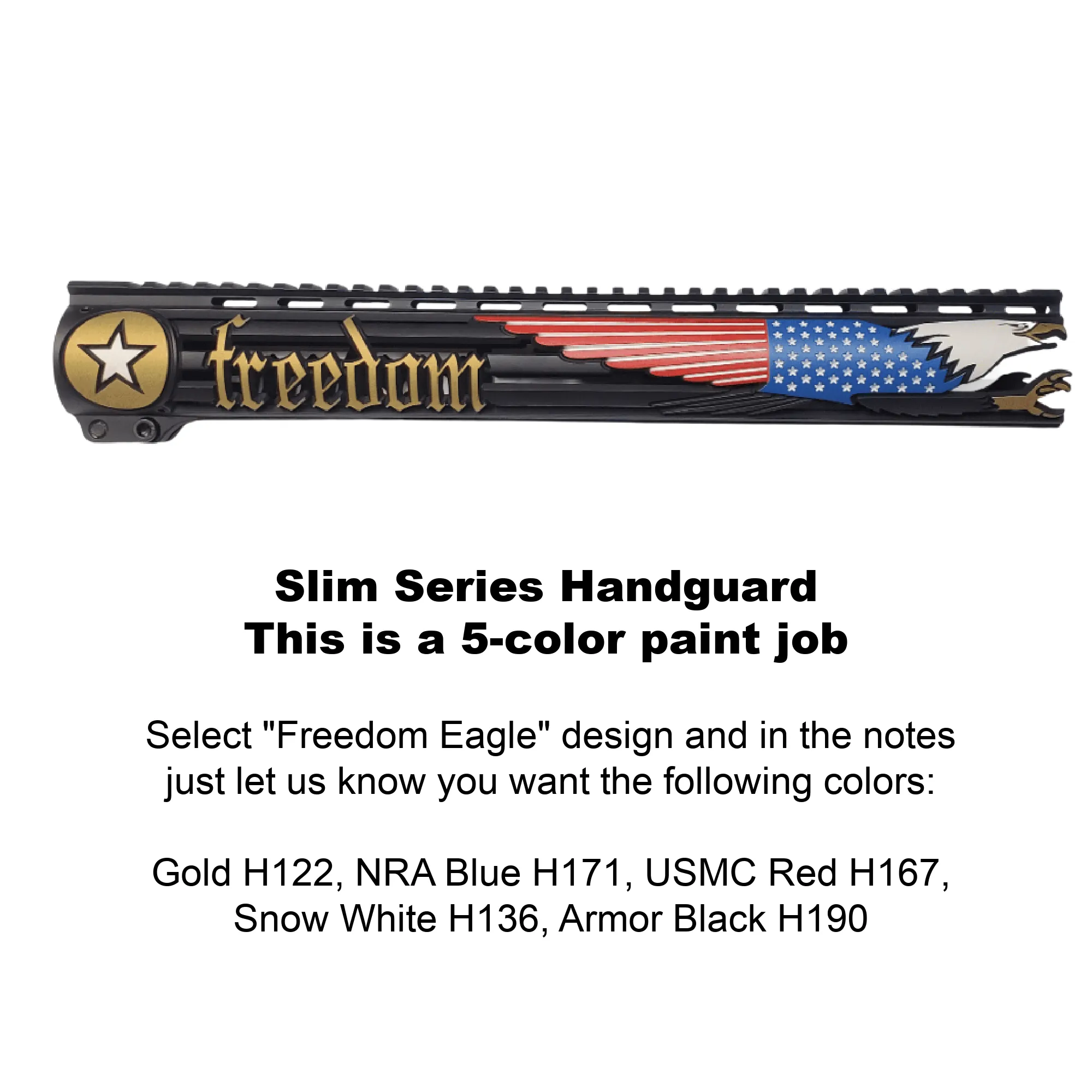 AR-15 Handguards with Custom Color