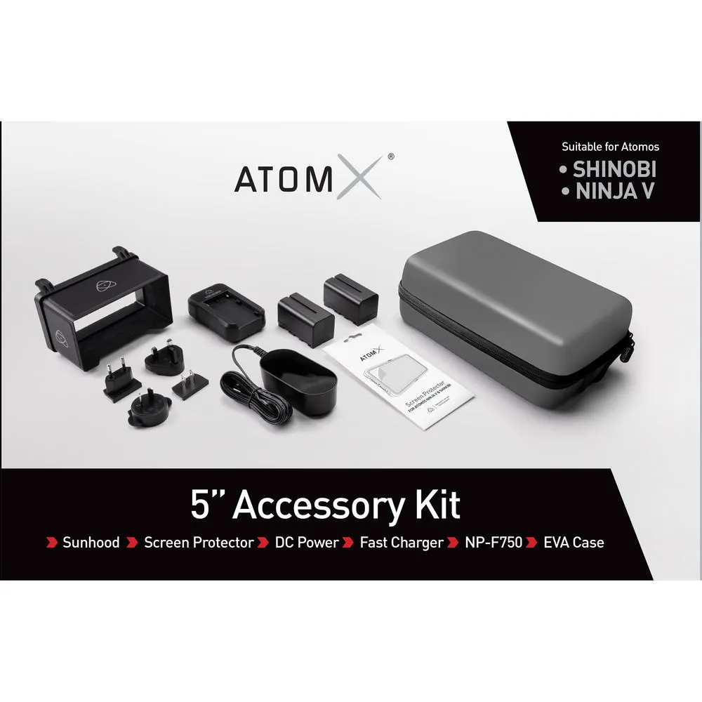 Atomos 5" Accessory Kit for Shinobi, Shinobi SDI and Ninja V Monitors