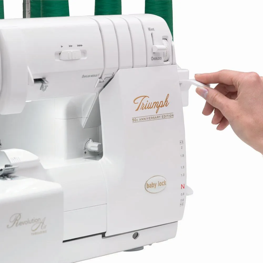 Baby Lock BLETS8 Triumph Air Threading Serger with FREE Bundle ($499 Value)