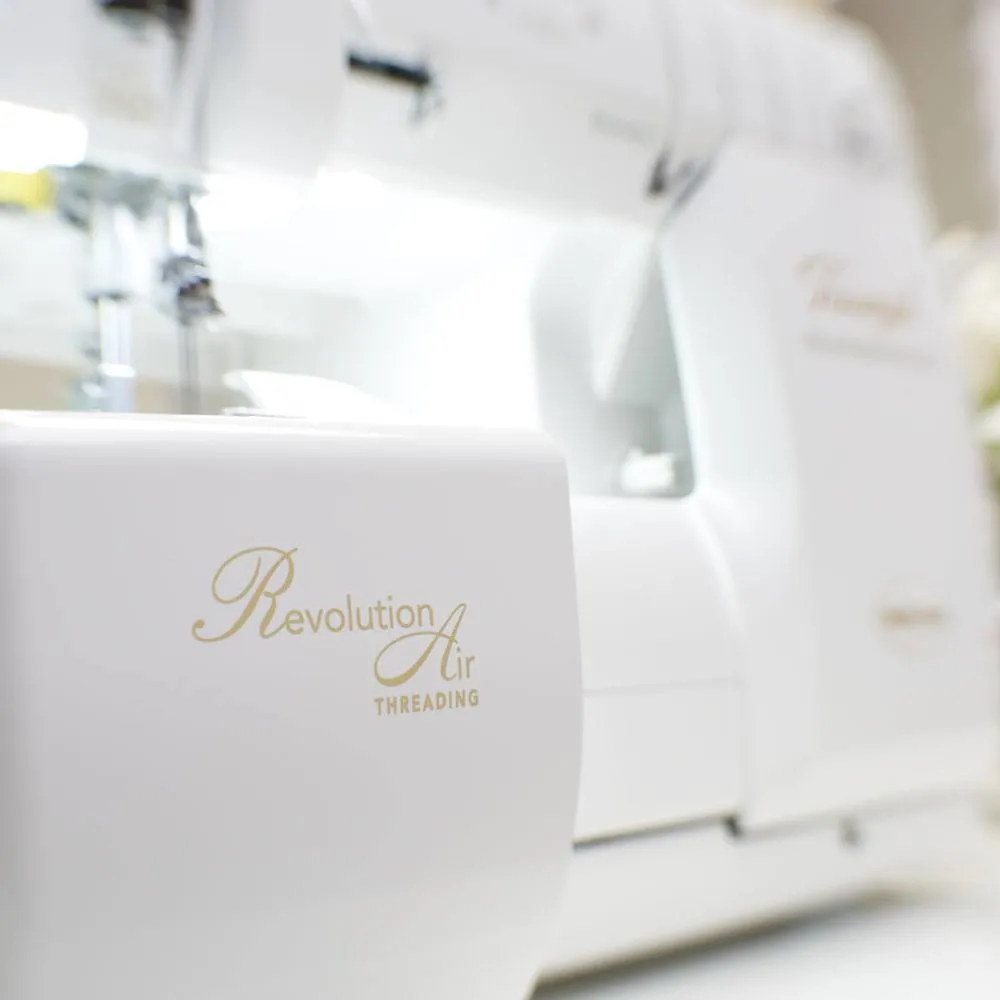 Baby Lock BLETS8 Triumph Air Threading Serger with FREE Bundle ($499 Value)