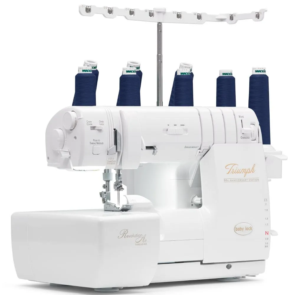 Baby Lock BLETS8 Triumph Air Threading Serger with FREE Bundle ($499 Value)