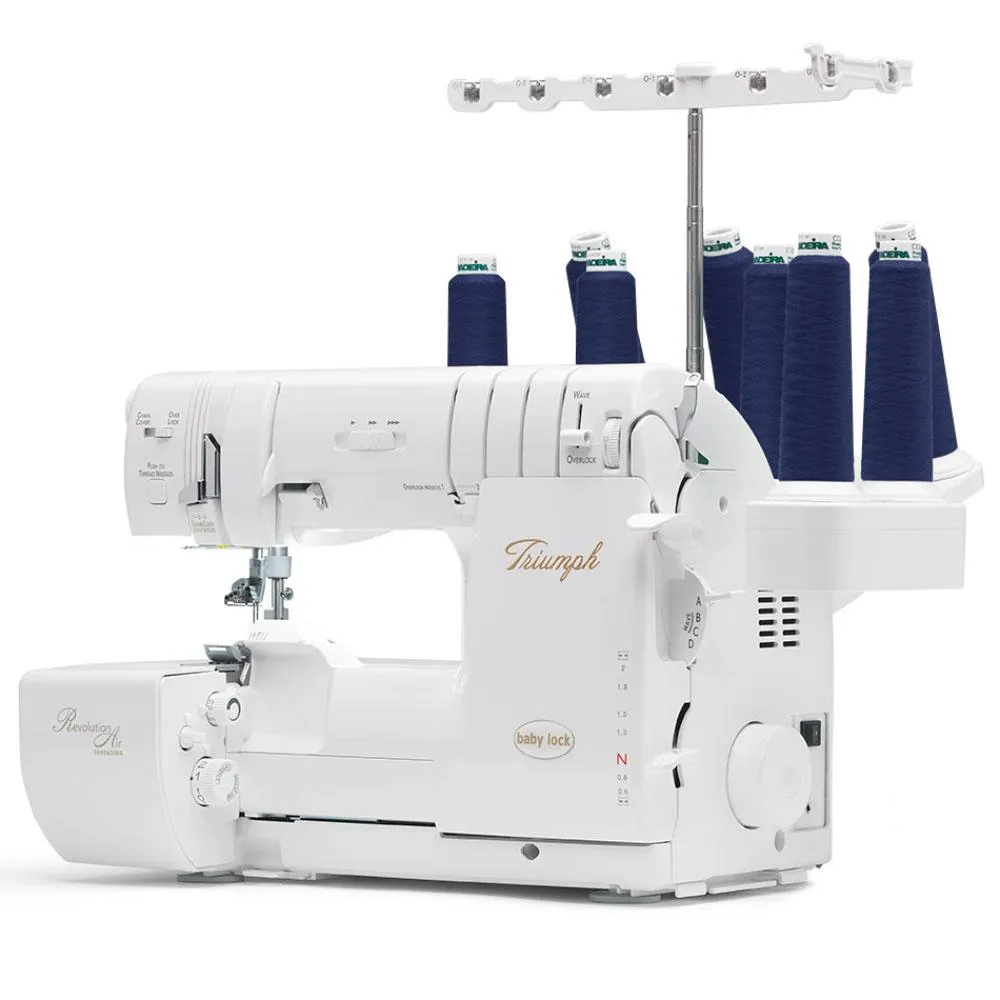 Baby Lock BLETS8 Triumph Air Threading Serger with FREE Bundle ($499 Value)