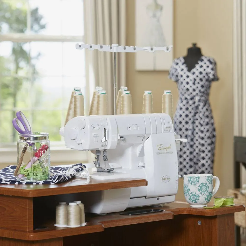 Baby Lock BLETS8 Triumph Air Threading Serger with FREE Bundle ($499 Value)