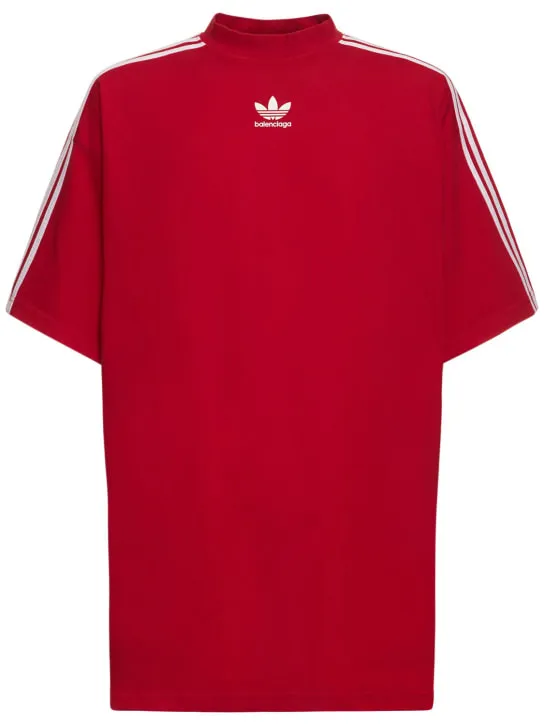 Balenciaga   Adidas oversize cotton t-shirt 