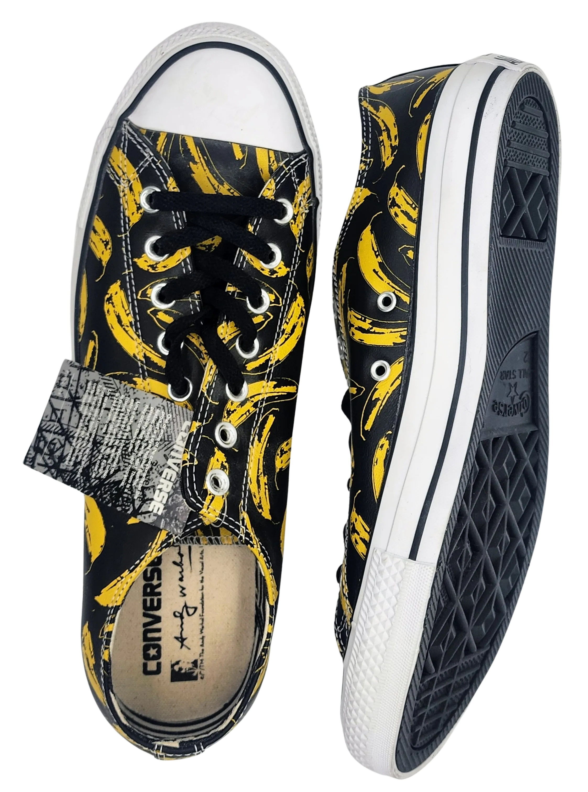 Banana Chuck Taylor Mens Size 12 Loose Shoe by Converse x Andy Warhol