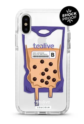 Boba Positive & Tealive Strawless Cup - PROTECH™ Limited Edition Tealive x Casesbywf Phone Case | LOUCASE