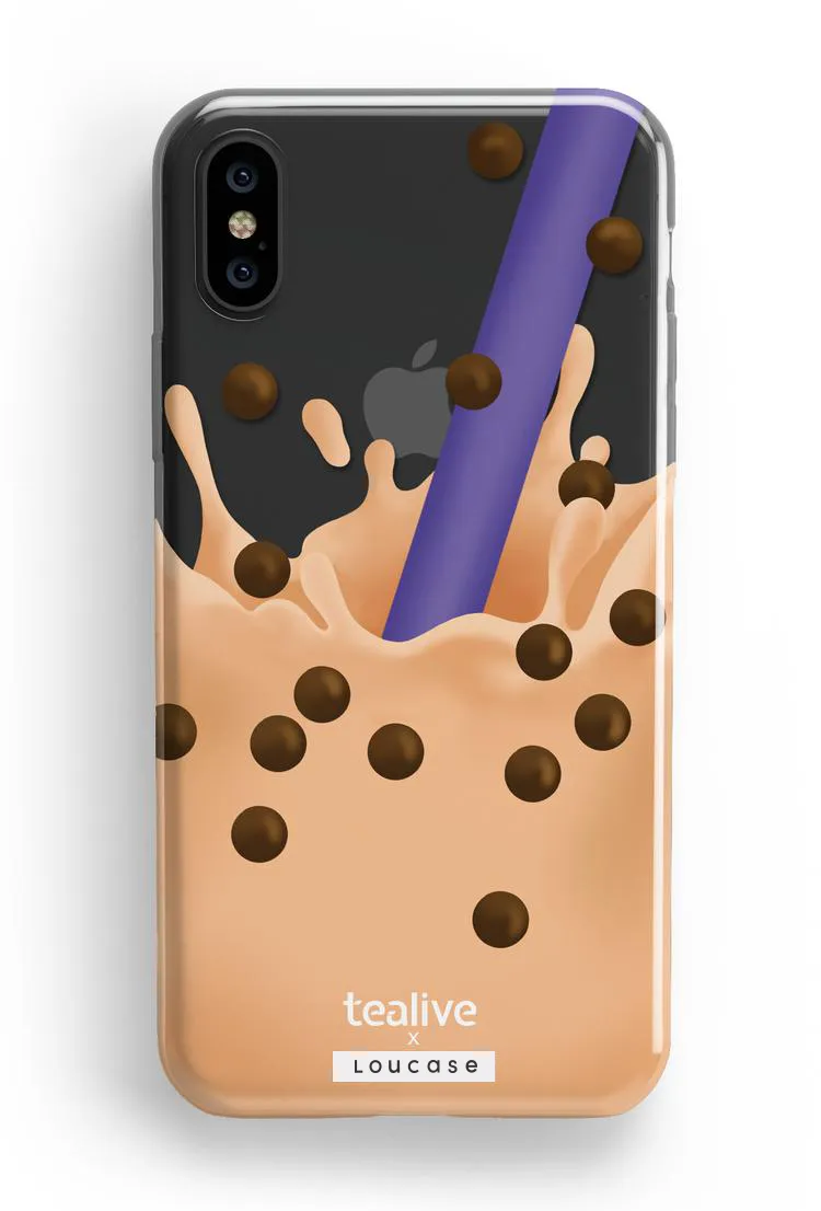 Boba Splash & Tealive Strawless Cup - KLEARLUX™ Limited Edition Tealive x Casesbywf Phone Case | LOUCASE