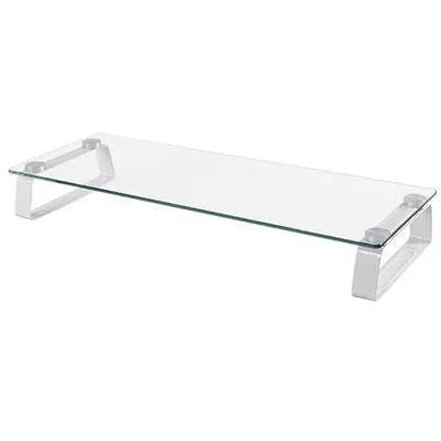 Brateck Universal Tempered Glass Monitor Riser White