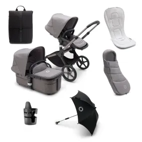 Bugaboo Fox 5 Complete Pushchair Bundle - Grey Melange