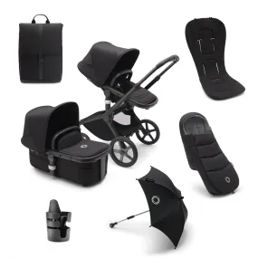 Bugaboo Fox 5 Complete Pushchair Bundle - Midnight Black