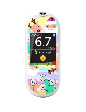 Christmas Pastel Sticker for OneTouch Verio Reflect Glucometer