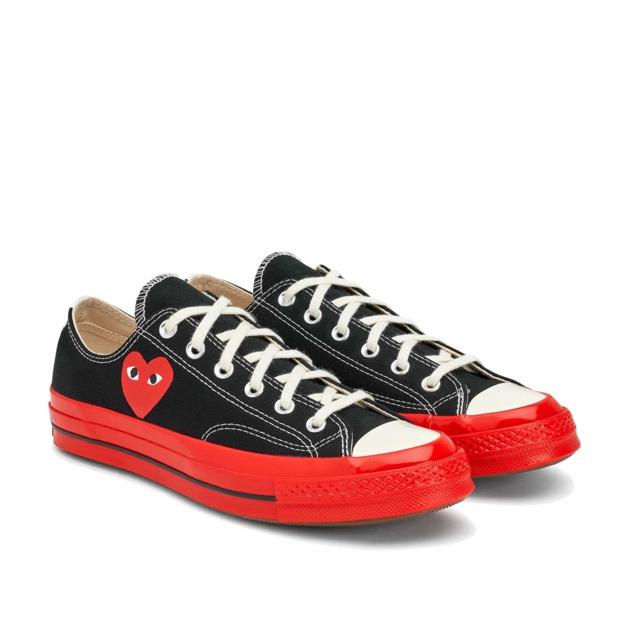 Comme des Garçons PLAY Converse Chuck '70 Red Sole Ox (Black) P1K123