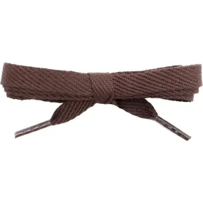 Cotton Flat 3/8" - Brown (2 Pair Pack) Shoelaces