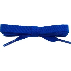 Cotton Flat 3/8" - Royal Blue (12 Pair Pack) Shoelaces