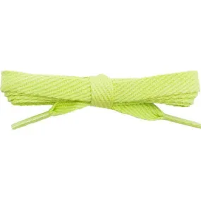 Cotton Flat 3/8" - Spring Green (12 Pair Pack) Shoelaces