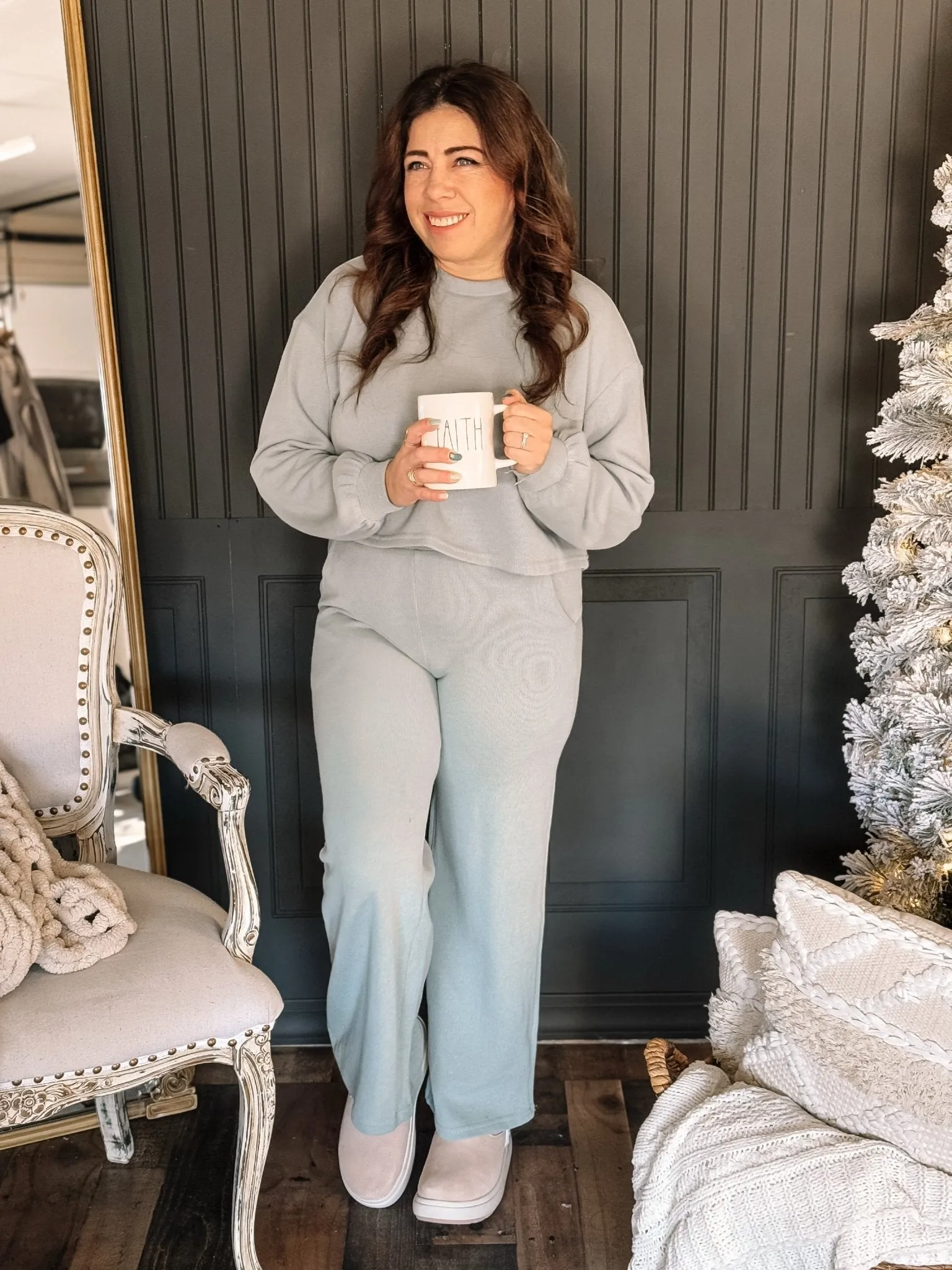 Cozy Horizon Athleisure Lounge Set, Sage