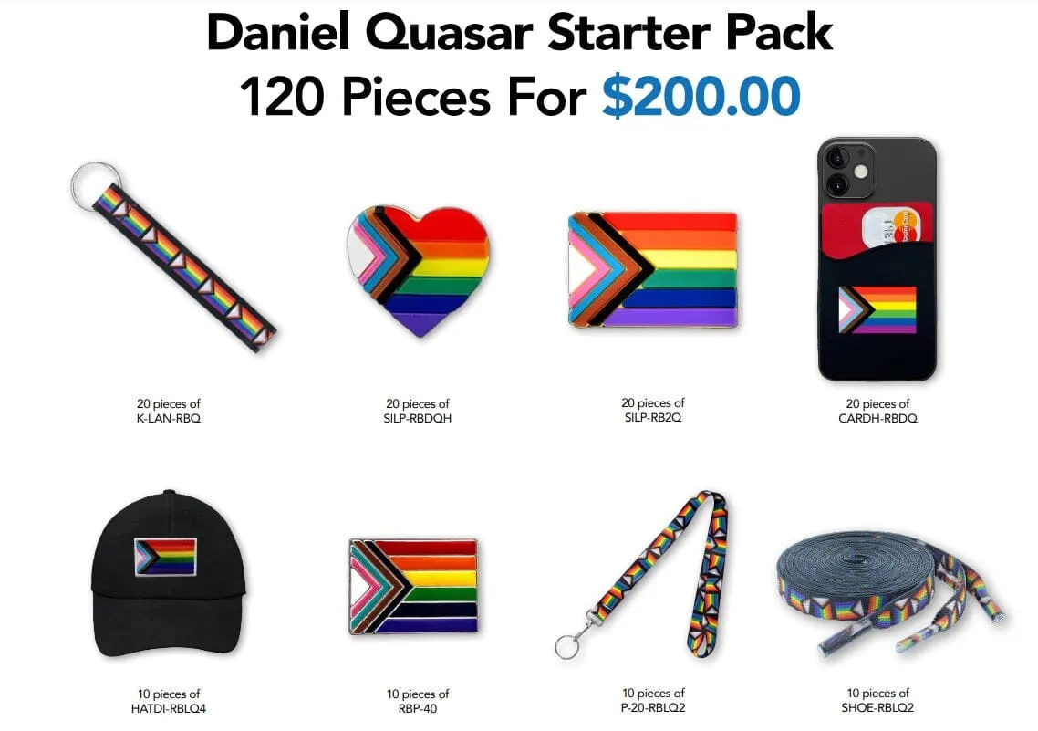 Daniel Quasar Starter Pack Bundle (Large - 120 Pieces)