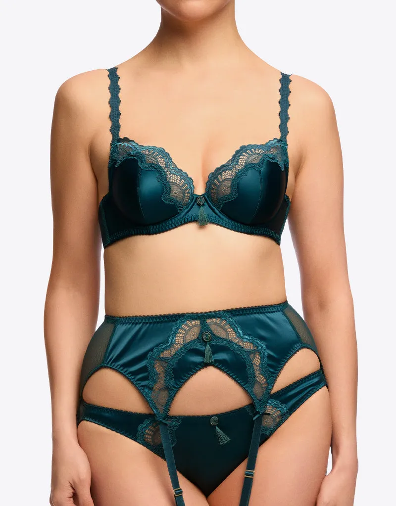 Dita Von Teese Star Lift Suspender Eden Green