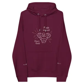 Don't Quit eco raglan Women hoodie - Red Wine