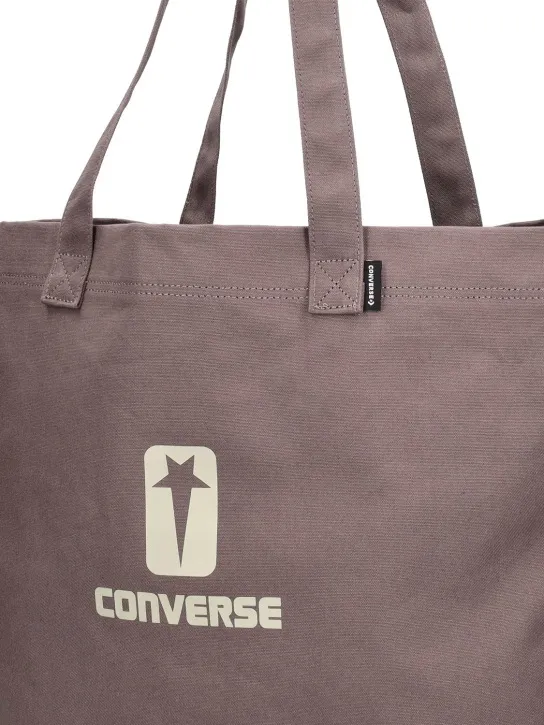 DRKSHDW x Converse   Converse logo cotton tote bag 