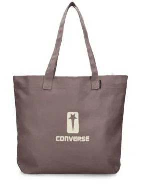 DRKSHDW x Converse   Converse logo cotton tote bag 