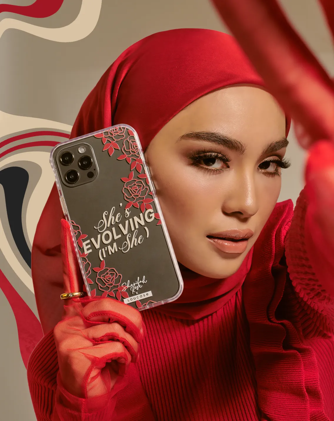 Evolve - PROTECH™ Limited Edition Sharifah Rose x Loucase Phone Case | LOUCASE