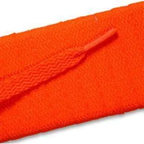 Flat Athletic Laces - Neon Orange (2 Pair Pack) Shoelaces