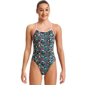 Funkita - Alien Code - Girls Single Strap One Piece