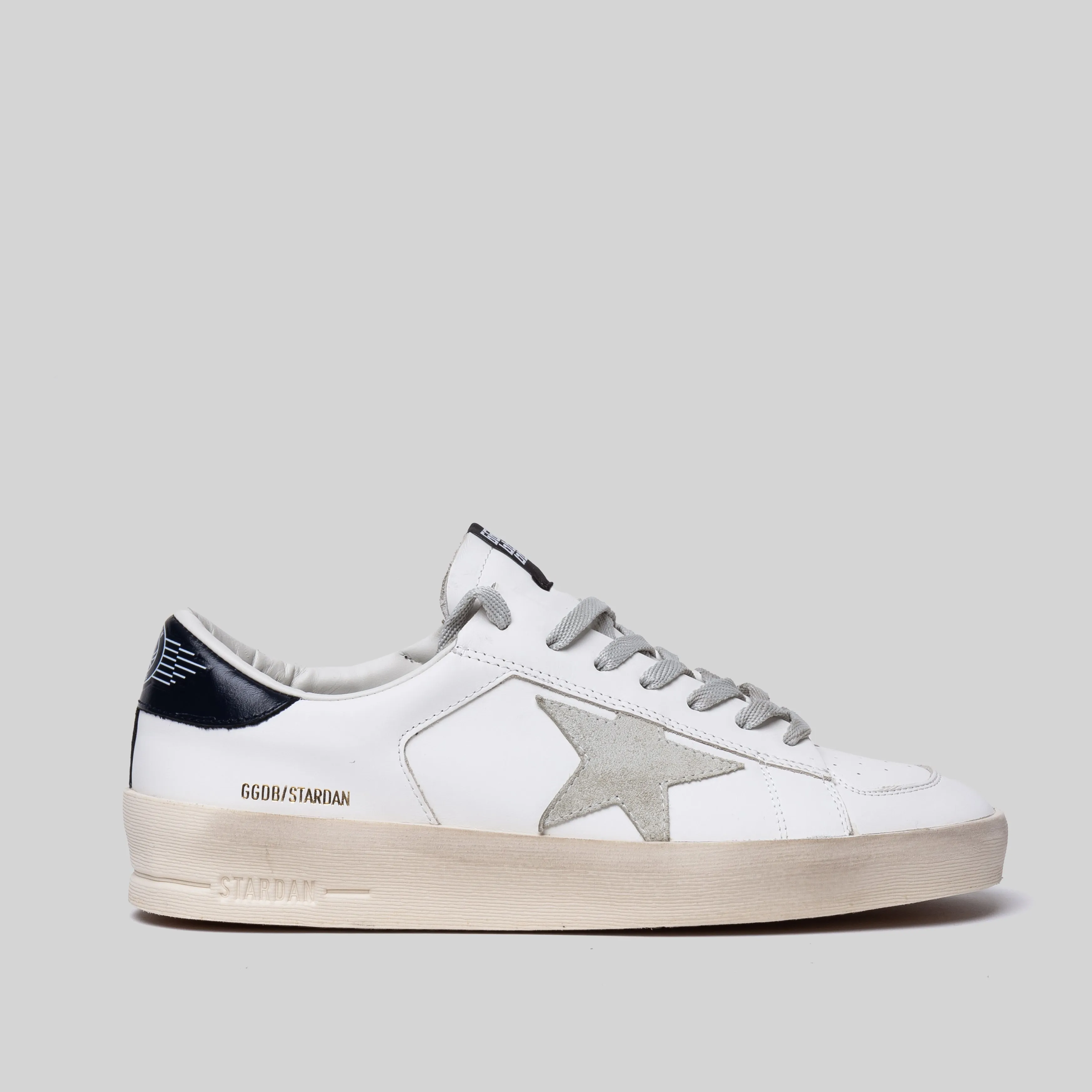 White and Silver Golden Goose Stardan Sneakers - GMF00128.F000567 10509 - Luxury Womens Designer Shoes