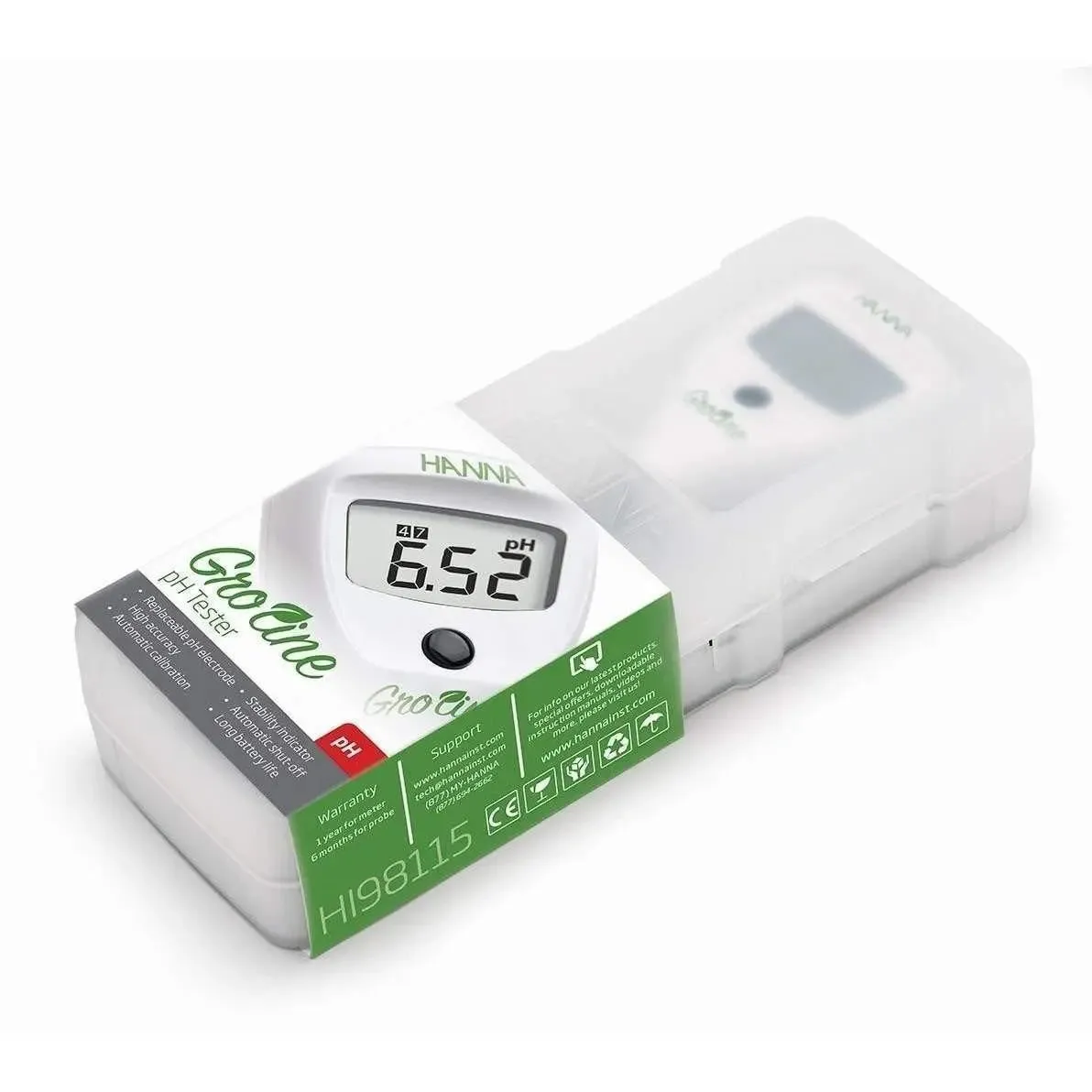 HANNA GroLine Hydroponics pH Tester