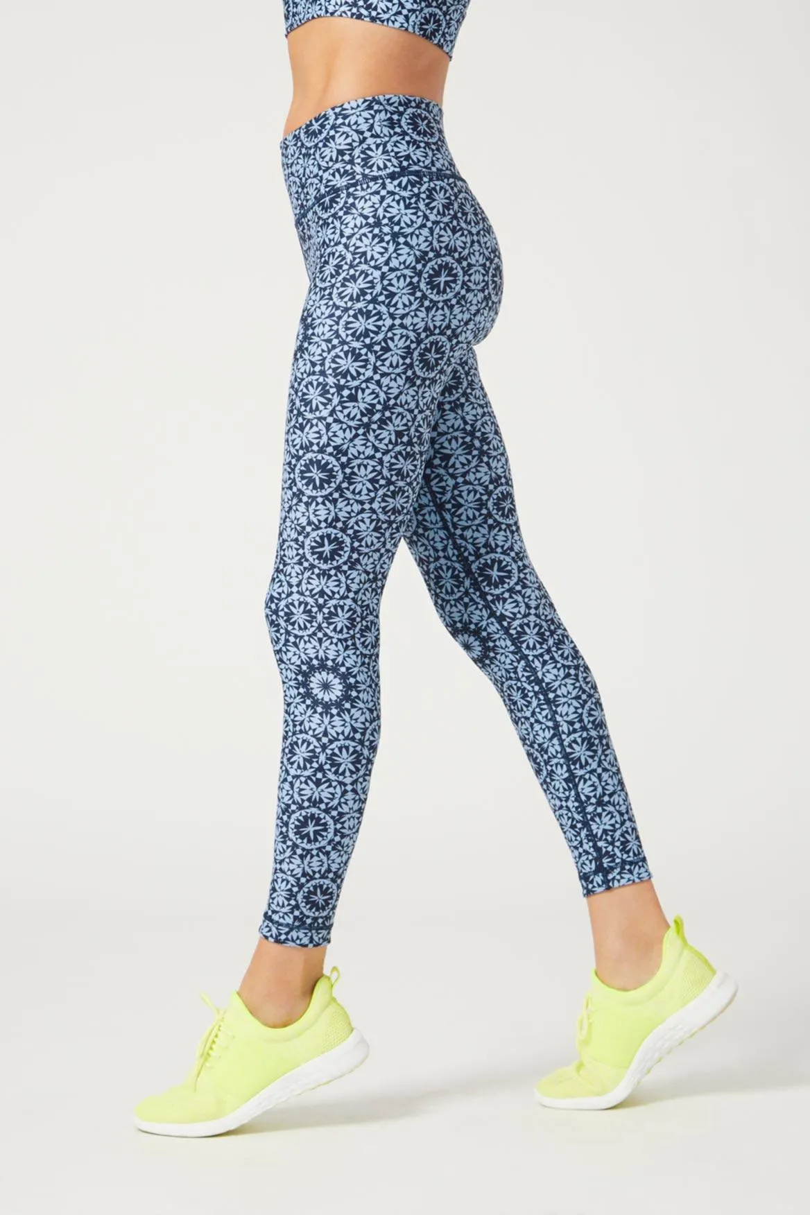 High Waist Reversible Legging Mandala Serenity