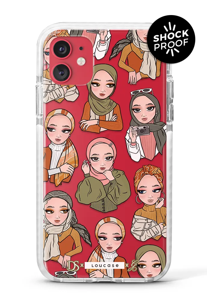 Hijabae - PROTECH™ Special Edition Dianashawl X Casesbywf x Guzel KL Phone Case | LOUCASE