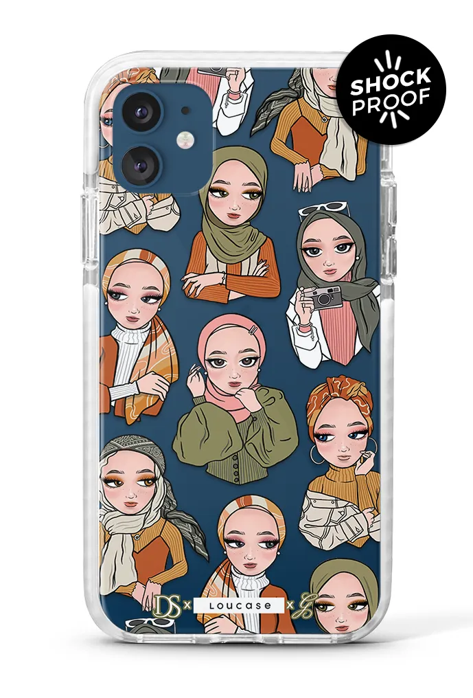 Hijabae - PROTECH™ Special Edition Dianashawl X Casesbywf x Guzel KL Phone Case | LOUCASE